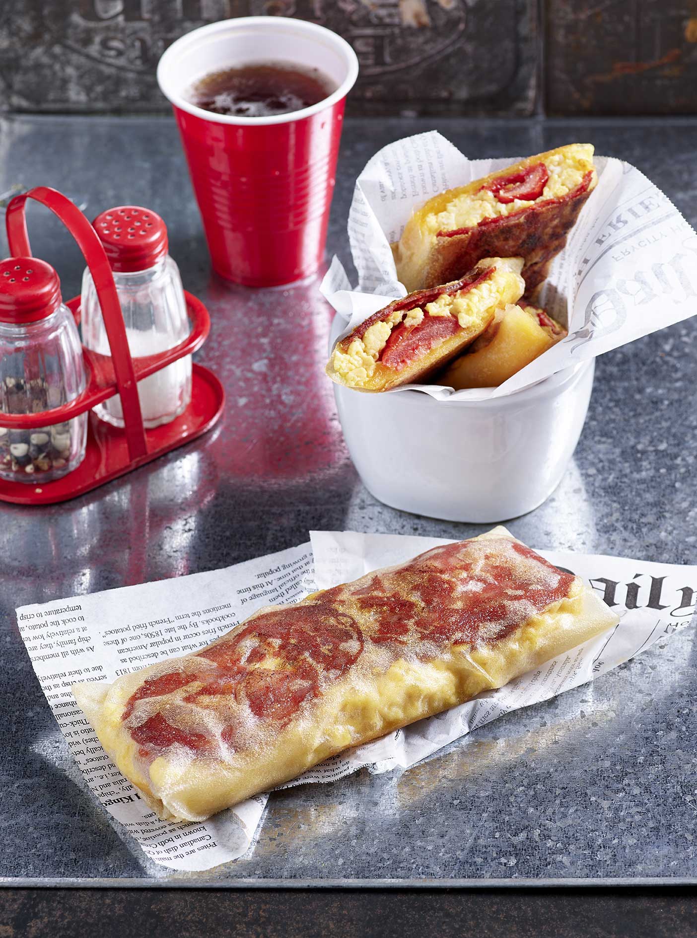 Brick oeufs brouillés chorizo Brick oeufs brouillés chorizo